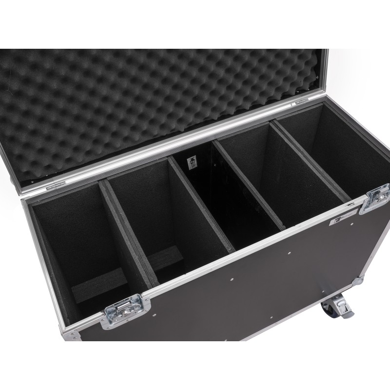 ROADINGER Flightcase 4x Multiflood Pro - 4 ROADINGER Flightcase 4x Multiflood Pro - 4