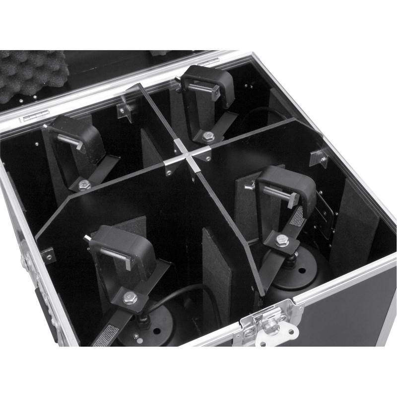 ROADINGER Flightcase 4x PAR-56 Spot long Clamp - 5 ROADINGER Flightcase 4x PAR-56 Spot long Clamp - 5