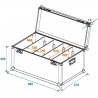 ROADINGER Flightcase 4x PRO Slim Size L - 5 ROADINGER Flightcase 4x PRO Slim Size L - 5