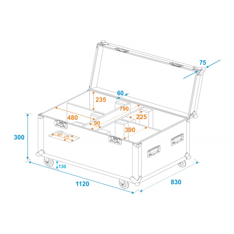 ROADINGER Flightcase 4x LED THA-150F Theater-Spot - 5 ROADINGER Flightcase 4x LED THA-150F Theater-Spot - 5