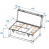ROADINGER Flightcase 4x TL-3 TCL - 5 ROADINGER Flightcase 4x TL-3 TCL - 5