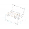 ROADINGER Flightcase 4x LED TMH-X1 Moving-Head Beam with wheels - 5