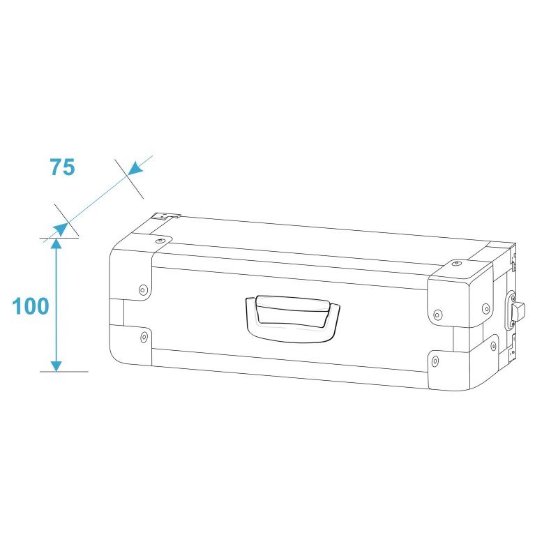 ROADINGER Rack Profi 1U 25cm - 5 ROADINGER Rack Profi 1U 25cm - 5