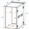 ROADINGER Rack Profi 18U 45cm - 2 ROADINGER Rack Profi 18U 45cm - 2
