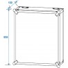 ROADINGER Rack Profi 20U 45cm with wheels - 4 ROADINGER Rack Profi 20U 45cm with wheels - 4