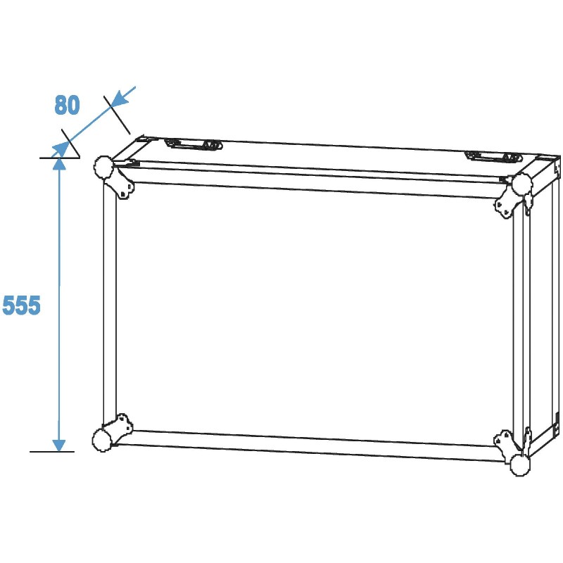 ROADINGER Rack Profi 12U 45cm with wheels - 4 ROADINGER Rack Profi 12U 45cm with wheels - 4