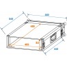 ROADINGER Rack Profi 2U 45cm - 2