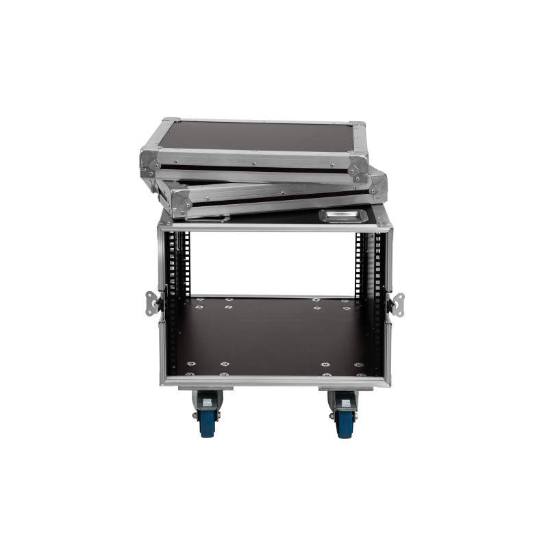 ROADINGER Rack Profi KM 8U 55cm with wheels - 2 ROADINGER Rack Profi KM 8U 55cm with wheels - 2