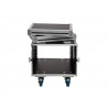 ROADINGER Rack Profi KM 8U 55cm with wheels - 2 ROADINGER Rack Profi KM 8U 55cm with wheels - 2