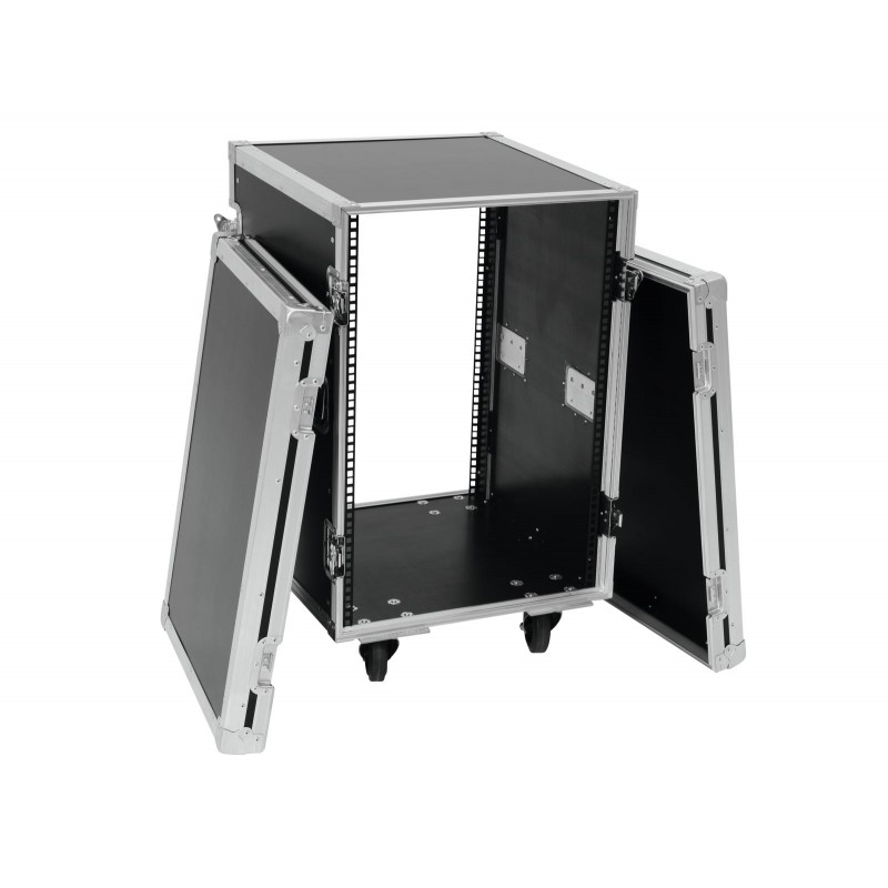 ROADINGER Rack Profi KM 16U 55cm with wheels - 2 ROADINGER Rack Profi KM 16U 55cm with wheels - 2