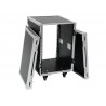 ROADINGER Rack Profi KM 16U 55cm with wheels - 2 ROADINGER Rack Profi KM 16U 55cm with wheels - 2