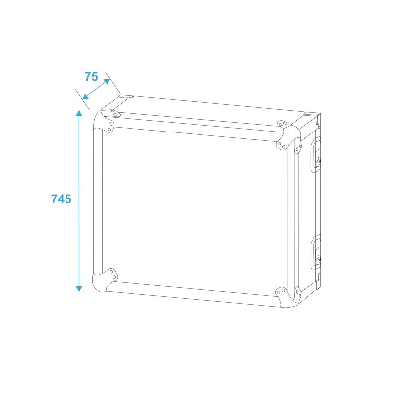 ROADINGER Rack Profi KM 16U 55cm with wheels - 5 ROADINGER Rack Profi KM 16U 55cm with wheels - 5