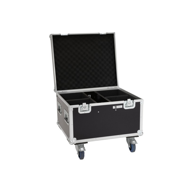 ROADINGER Flightcase 4x LED IP PAR 7x8W QCL/7x9W SCL with wheels - 1 ROADINGER Flightcase 4x LED IP PAR 7x8W QCL/7x9W SCL with wheels - 1