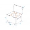 ROADINGER Flightcase 4x LED IP PAR 7x8W QCL/7x9W SCL with wheels - 5 ROADINGER Flightcase 4x LED IP PAR 7x8W QCL/7x9W SCL with wheels - 5