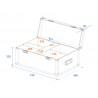 ROADINGER Flightcase 4x LED IP Tourlight 120 - 5 ROADINGER Flightcase 4x LED IP Tourlight 120 - 5