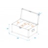 ROADINGER Flightcase 4x LED Super Strobe - 5 ROADINGER Flightcase 4x LED Super Strobe - 5
