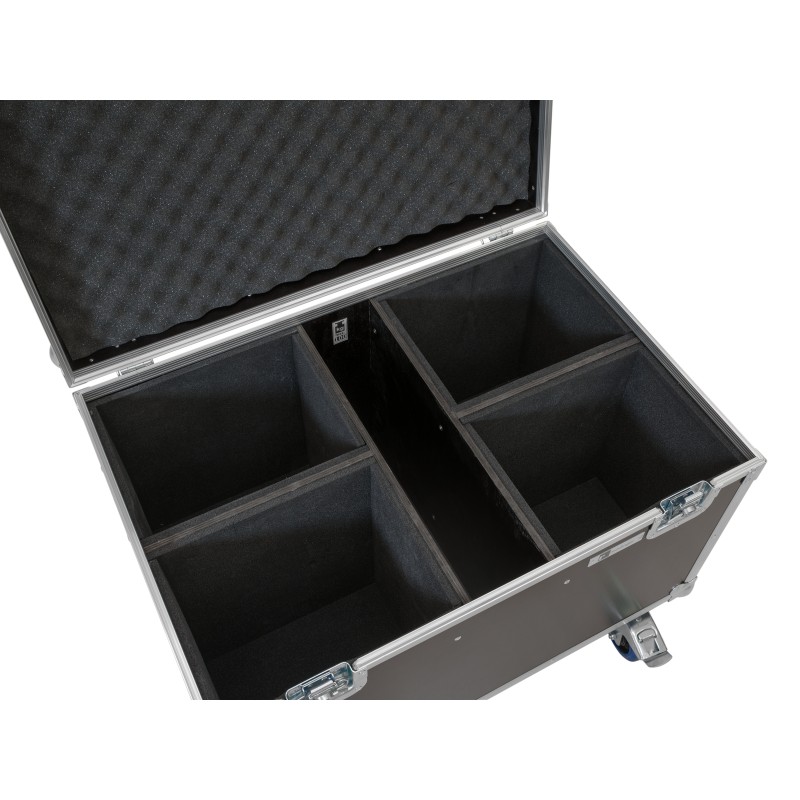 ROADINGER Flightcase 4x LED Theatre COB 200 series, with wheels - 4 ROADINGER Flightcase 4x LED Theatre COB 200 series, with wheels - 4