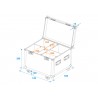 ROADINGER Flightcase 4x LED Theatre COB 200 series, with wheels - 5 ROADINGER Flightcase 4x LED Theatre COB 200 series, with wheels - 5