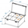 ROADINGER Flightcase 6x TMH-6/7/8/9 - 2
