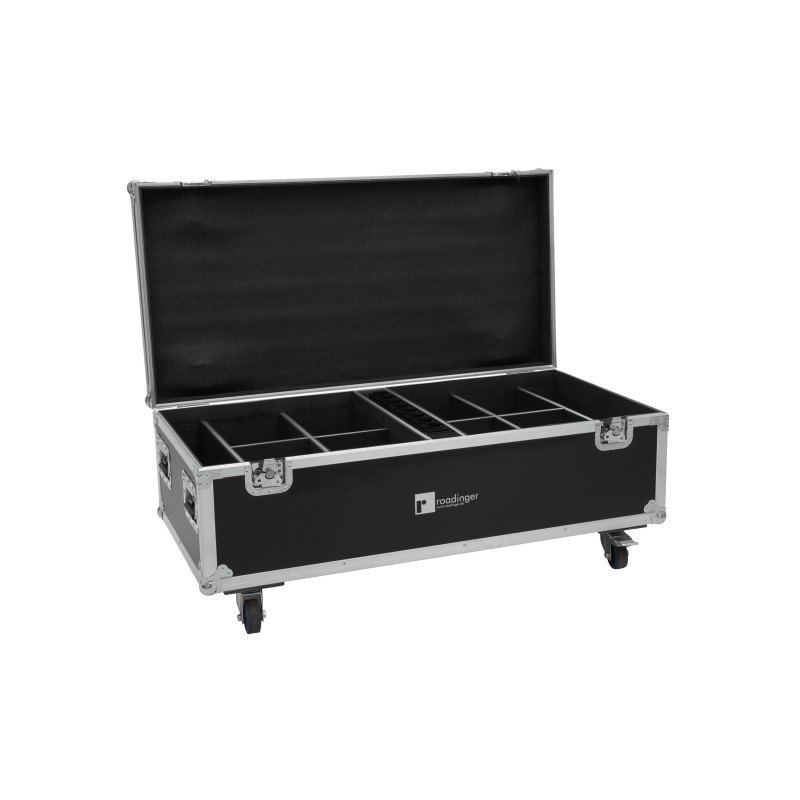 ROADINGER Flightcase 8x AKKU IP PAR 7 QCL WDMX with charging function - 1 ROADINGER Flightcase 8x AKKU IP PAR 7 QCL WDMX with charging function - 1