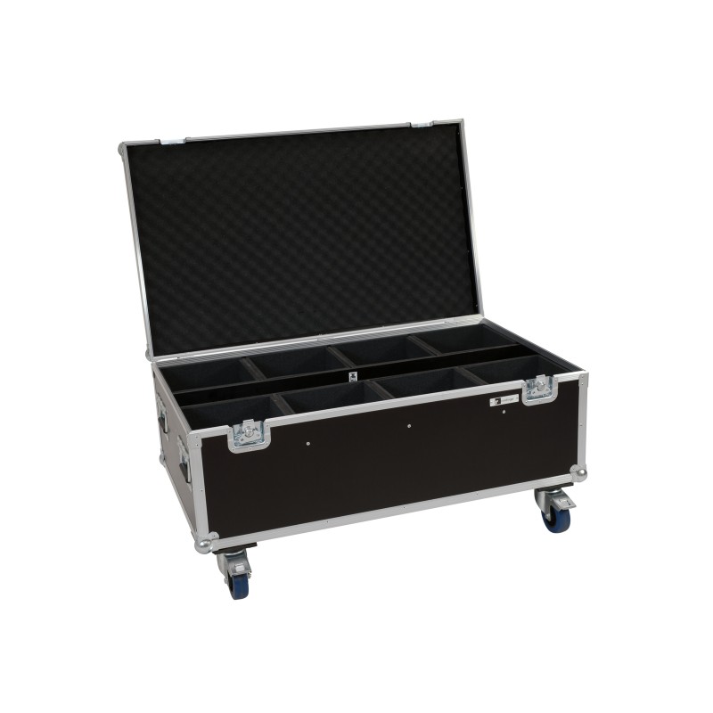 ROADINGER Flightcase 8x LED IP PAR 7x8W QCL/7x9W SCL with wheels - 1 ROADINGER Flightcase 8x LED IP PAR 7x8W QCL/7x9W SCL with wheels - 1