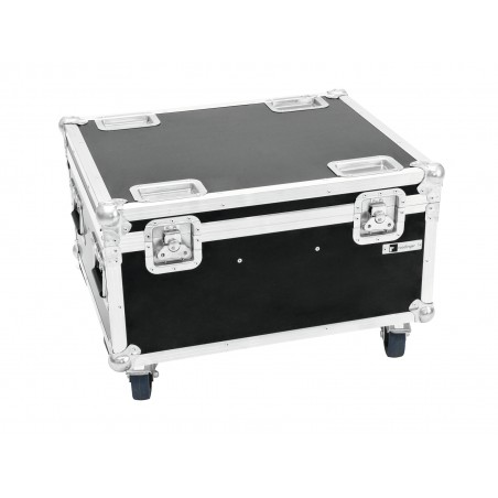 ROADINGER Flightcase 4x LED IP PAR 12x12W HCL with wheels - 1