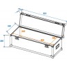 ROADINGER Universal Case Pro 80x30x30cm - 2 ROADINGER Universal Case Pro 80x30x30cm - 2