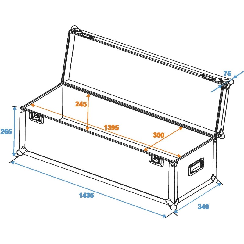 ROADINGER Universal Case Pro 140x30x30cm - 2