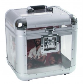 ROADINGER Record Case ALU 75/25, rounded, acryl - 1