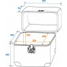 ROADINGER Record Case ALU 75/25, rounded, acryl - 2 ROADINGER Record Case ALU 75/25, rounded, acryl - 2