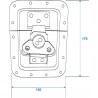 ROADINGER Butterfly Lock Large in Dish - 3