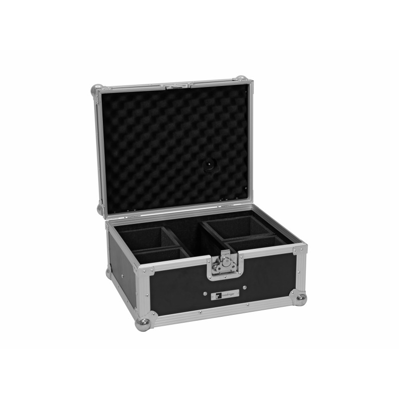 ROADINGER Flightcase EC-AU4 4x AKKU UP 4 QCL Spot QuickDMX - 1