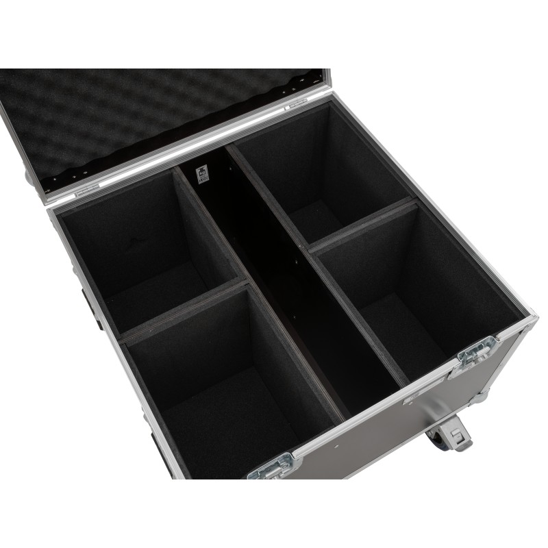 ROADINGER Flightcase 4x LED Theatre COB 100 series with wheels - 4 ROADINGER Flightcase 4x LED Theatre COB 100 series with wheels - 4