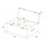 ROADINGER Flightcase 4x LED CBB-2WW/CW fairlight - 5 ROADINGER Flightcase 4x LED CBB-2WW/CW fairlight - 5