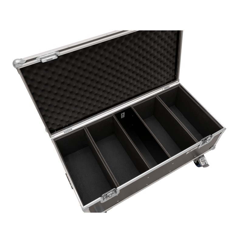 ROADINGER Flightcase 4x Audience Blinder 2x100W LED COB CW/WW with wheels - 4 ROADINGER Flightcase 4x Audience Blinder 2x100W LED COB CW/WW with wheels - 4