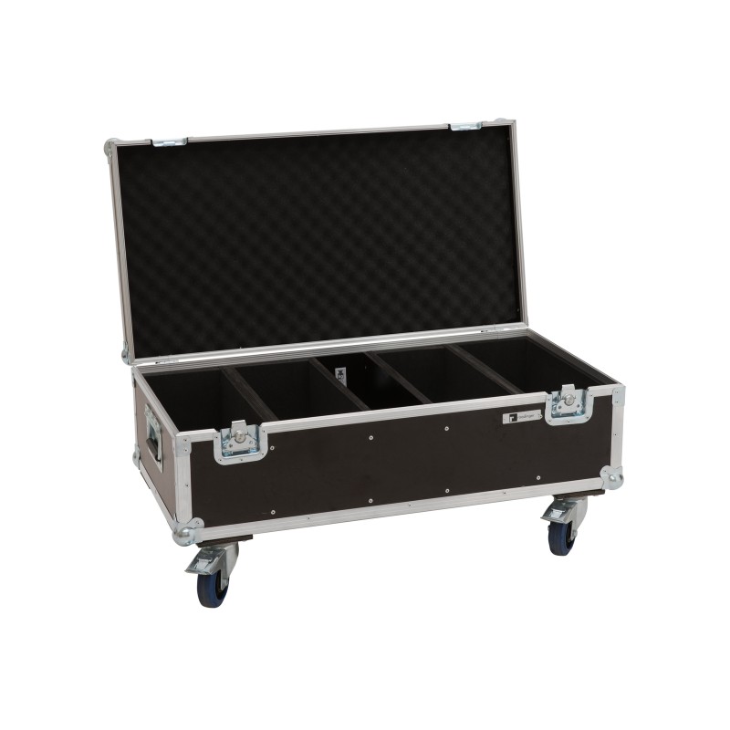 ROADINGER Flightcase 4x Audience Blinder 2x100W with wheels - 1 ROADINGER Flightcase 4x Audience Blinder 2x100W with wheels - 1