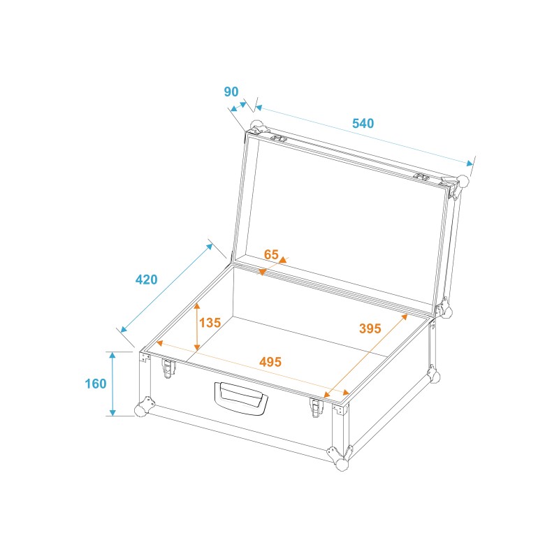 ROADINGER Universal Case Tour Pro 54x42x25cm black - 5 ROADINGER Universal Case Tour Pro 54x42x25cm black - 5