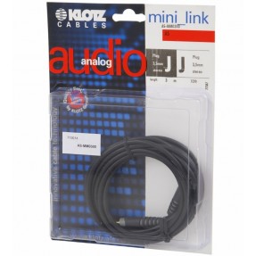 KLOTZ AS-MM0300 - Kabel MJack - MJack 3M