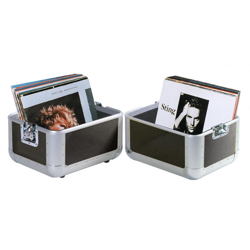 ROADINGER Record Case ALU 50/50, rounded, bk - 3 ROADINGER Record Case ALU 50/50, rounded, bk - 3