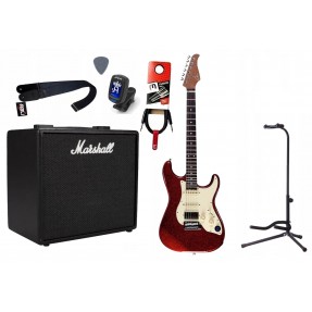 Gitara Elektryczna + Wzmacniacz 25W Kabel Zestaw 497 - 1