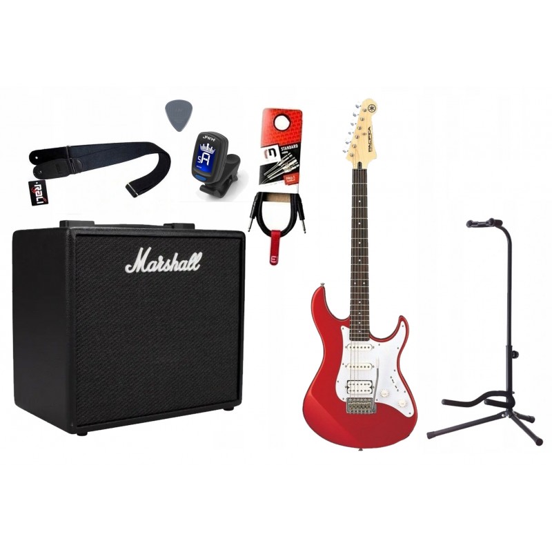 Gitara Elektryczna + Wzmacniacz 25W Kabel Zestaw 526 - 1 Gitara Elektryczna + Wzmacniacz 25W Kabel Zestaw 526 - 1