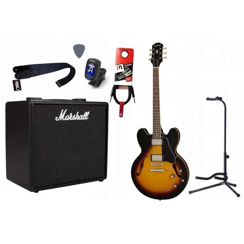 Gitara Elektryczna + Wzmacniacz 25W Kabel Zestaw 551 - 1 Gitara Elektryczna + Wzmacniacz 25W Kabel Zestaw 551 - 1