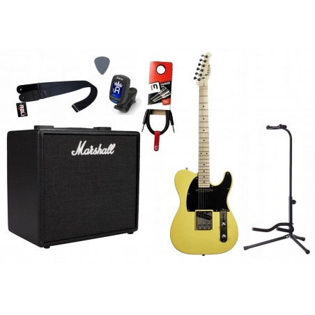 Gitara Elektryczna + Wzmacniacz 25W Kabel Zestaw 558 - 1