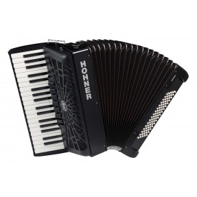 Hohner Bravo III 80 Czarny - akordeon klawiszowy - 1