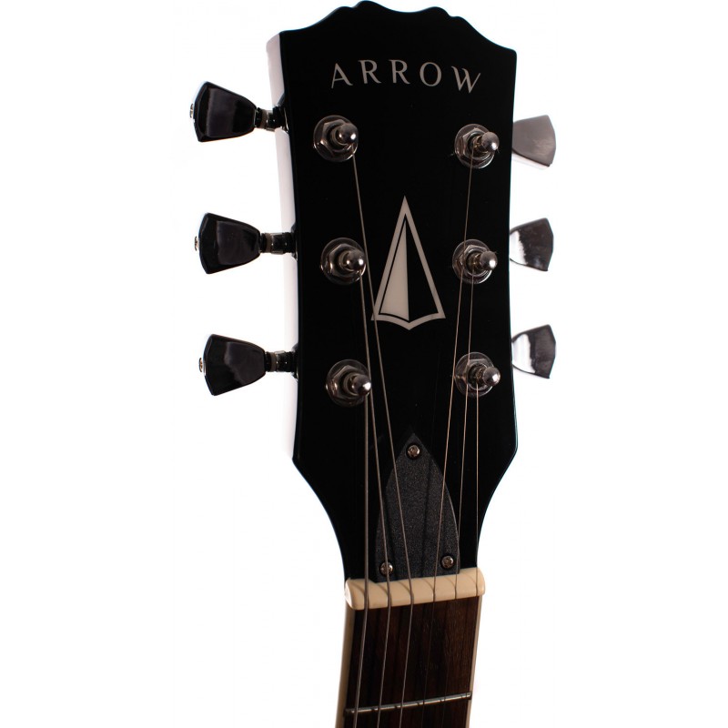 ARROW LP 22 Open Black Rosewood Cream - Gitara elektryczna - 4