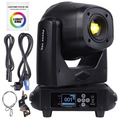LIGHT4ME Focus 100 SPOT Pryzma - głowica ruchoma LED - 1