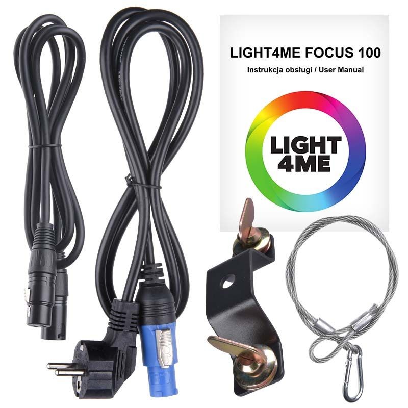 LIGHT4ME Focus 100 SPOT Pryzma - głowica ruchoma LED - 8 LIGHT4ME Focus 100 SPOT Pryzma - głowica ruchoma LED - 8