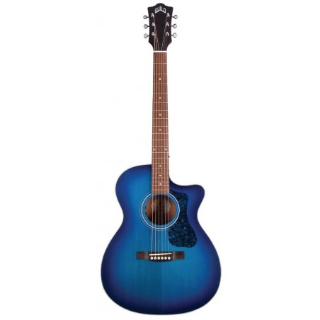Guild OM-240CE DBB Dark Blue Burst - Gitara elektro-akustyczna - 1