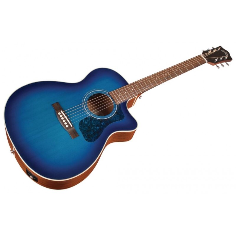 Guild OM-240CE DBB Dark Blue Burst - Gitara elektro-akustyczna - 4