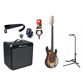 Gitara Basowa + Wzmacniacz 30W Kabel Zestaw 038 - 1